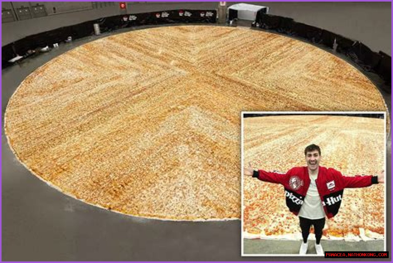 Pizza Hut breaks Guinness World Record with arena-size pizza